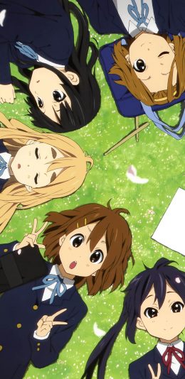 [2436x1125]轻音少女 漫画 二次元 校服 苹果手机动漫壁纸图片