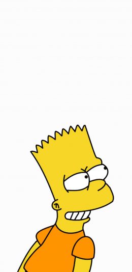 [2436x1125]辛普森 卡通 动画 黄色 牙齿 苹果手机动漫壁纸图片