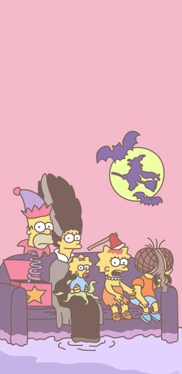 [2436x1125]辛普森一家 动画 合照 苹果手机动漫壁纸图片