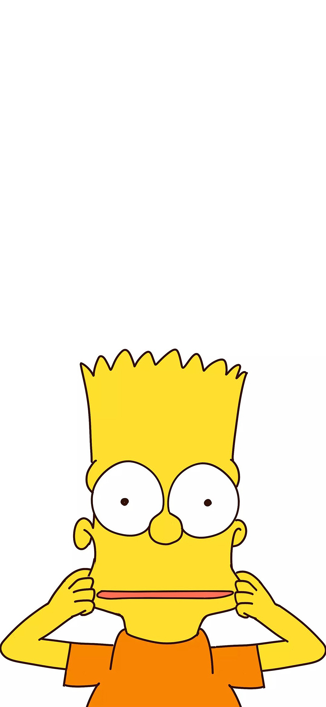 [2436×1125]辛普森一家 巴特·辛普森 美国 动画 苹果手机动漫壁纸图片