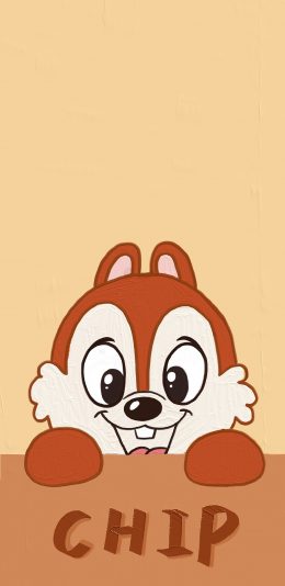 [2436x1125]迪士尼 chip 奇奇 松鼠 苹果手机动漫壁纸图片