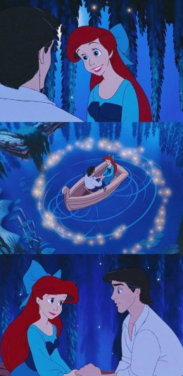 [2436x1125]迪士尼 公主 王子 童话 苹果手机动漫壁纸图片