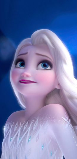 [2436x1125]迪士尼 公主 艾莎 冰雪奇缘 Elsa 苹果手机动漫壁纸图片