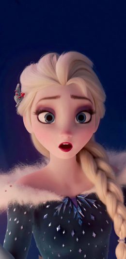 [2436x1125]迪士尼 冰雪奇缘 公主 艾莎 Elsa 苹果手机动漫壁纸图片