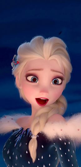 [2436x1125]迪士尼 冰雪奇缘 艾莎公主 Elsa 苹果手机动漫壁纸图片