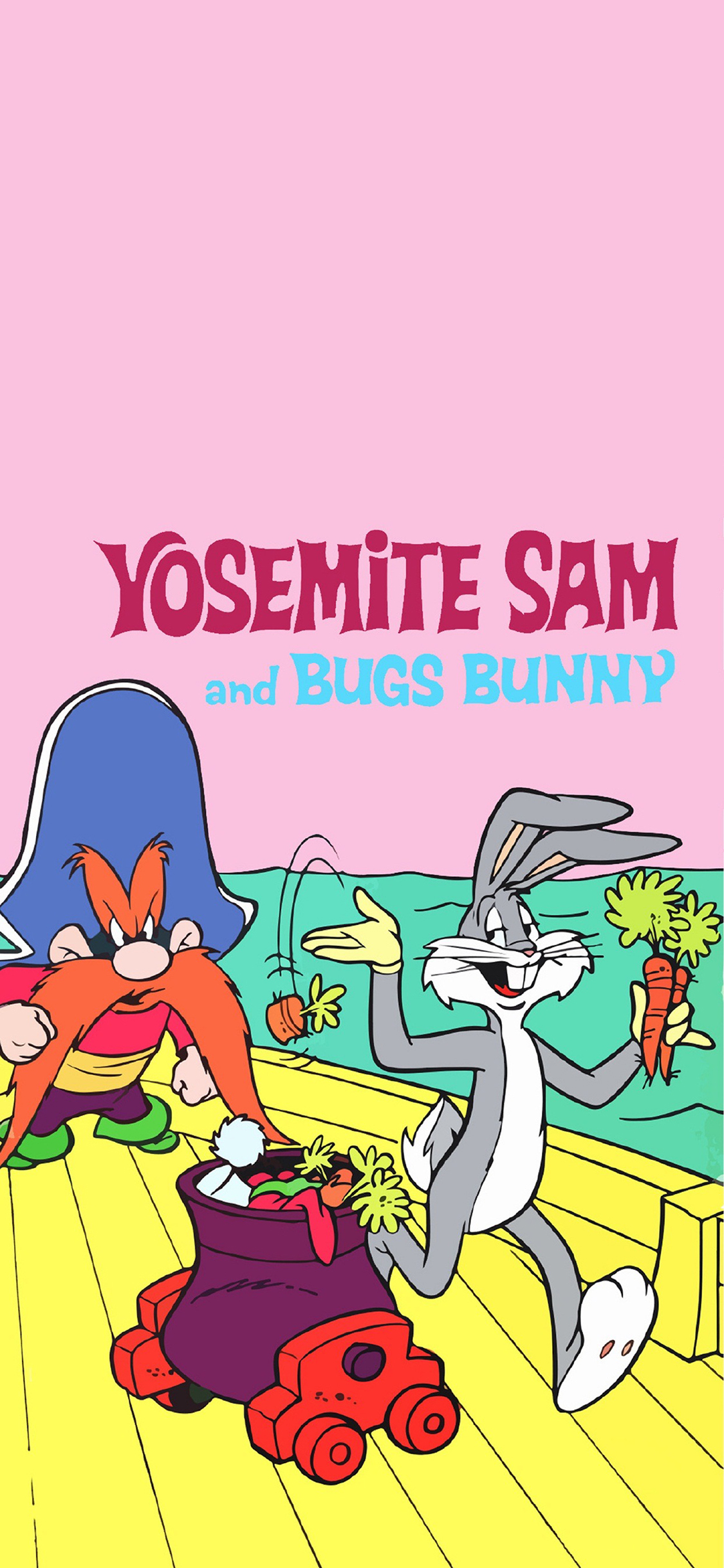 [2436×1125]迪士尼 动画 兔八哥 bugs Bunny 苹果手机动漫壁纸图片