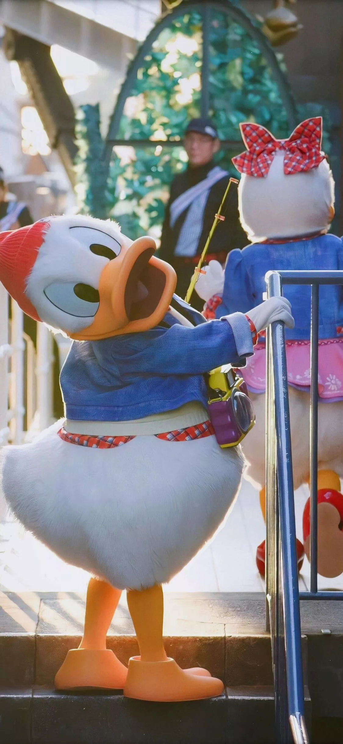 [2436×1125]迪士尼 动画 唐老鸭 玩偶 苹果手机动漫壁纸图片