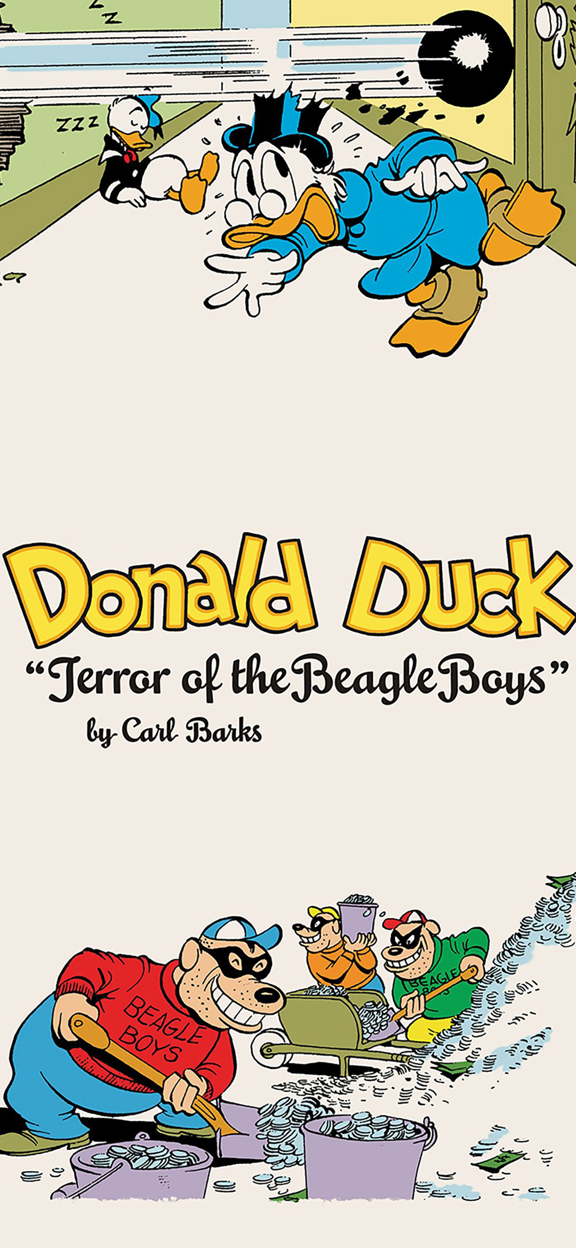 [2436×1125]迪士尼 动画 唐老鸭（取自微博：G195） 苹果手机动漫壁纸图片