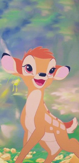 [2436x1125]迪士尼 动画 小鹿 斑比 苹果手机动漫壁纸图片