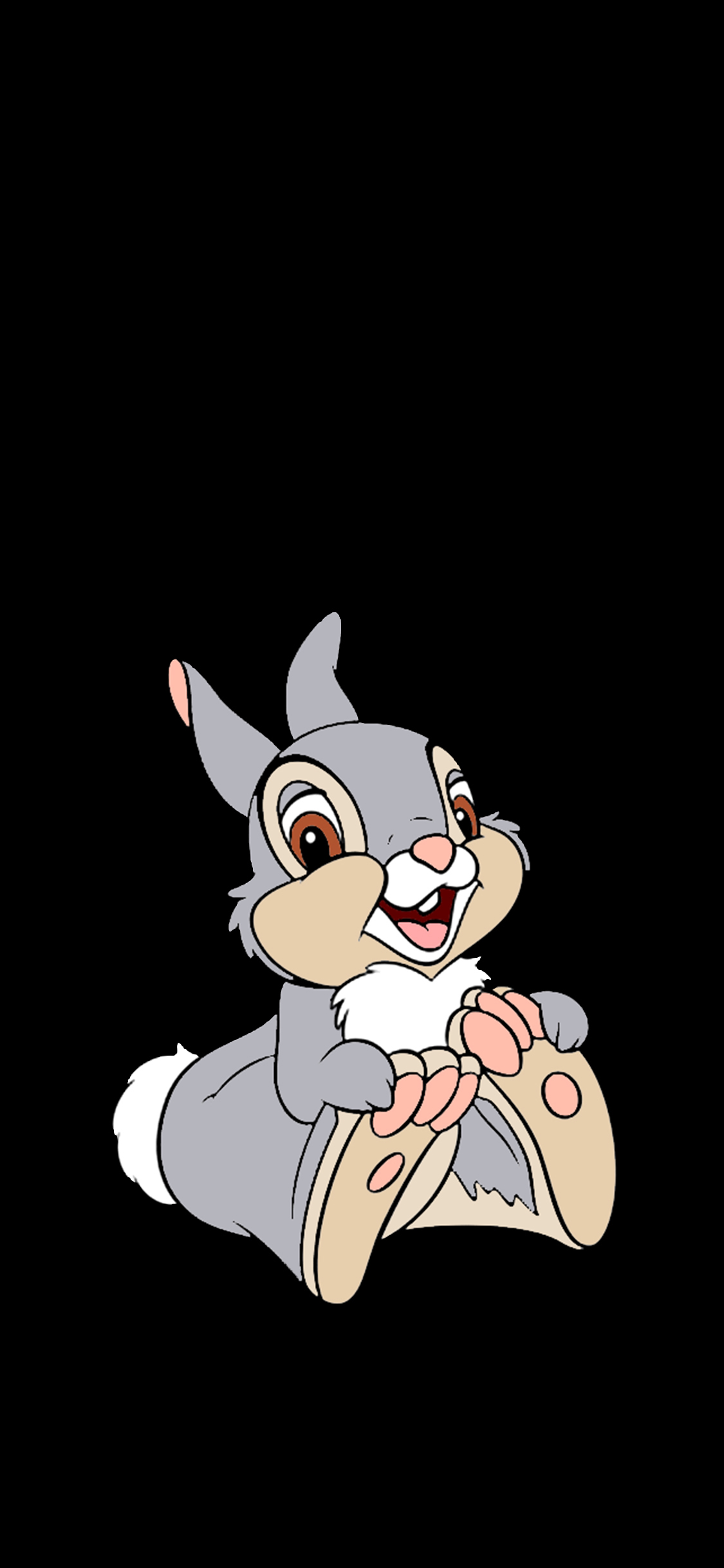 [2436×1125]迪士尼 动画 小鹿斑比 桑普 苹果手机动漫壁纸图片