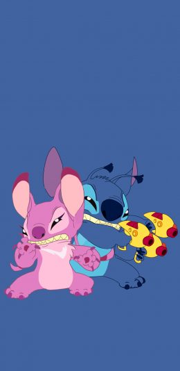 [2436x1125]迪士尼 动画 星际宝贝 史迪仔 史迪奇STITCH（取自微博：G195） 苹果手机动漫壁纸图片