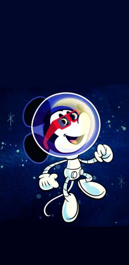 [2436x1125]迪士尼 动画 米奇 天空 苹果手机动漫壁纸图片