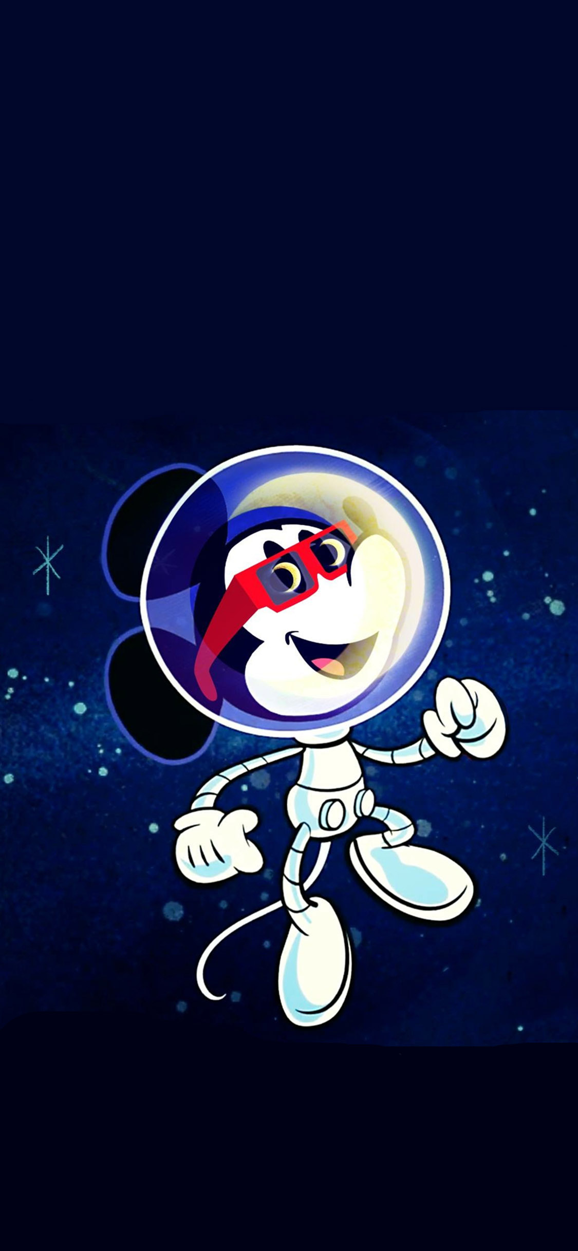 [2436×1125]迪士尼 动画 米奇 天空 苹果手机动漫壁纸图片