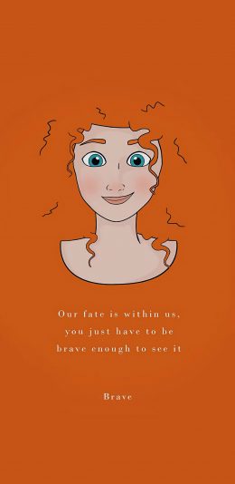 [2436x1125]迪士尼 勇敢传说 梅莉达公主 苹果手机动漫壁纸图片