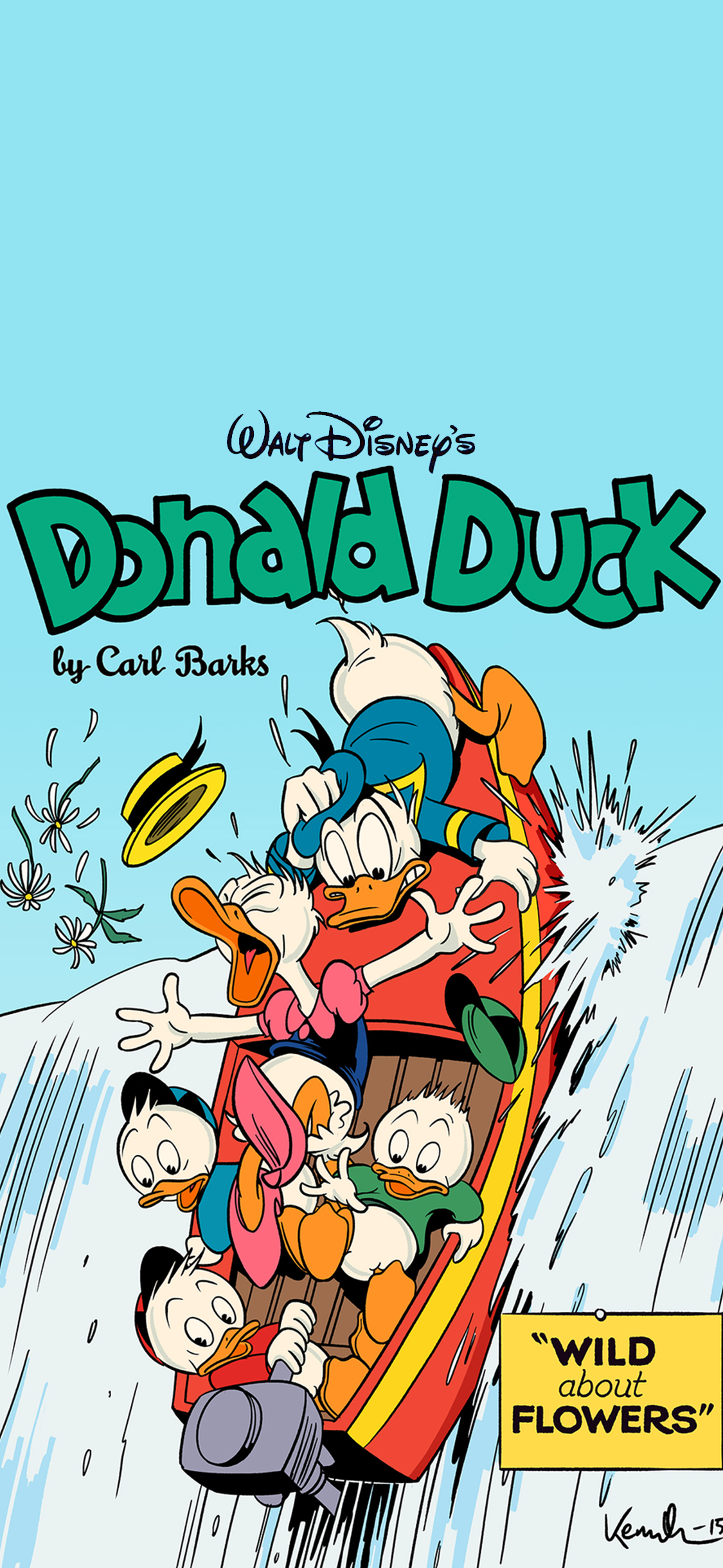 [2436×1125]迪士尼 卡通 唐老鸭 （取自微博：G195） 苹果手机动漫壁纸图片