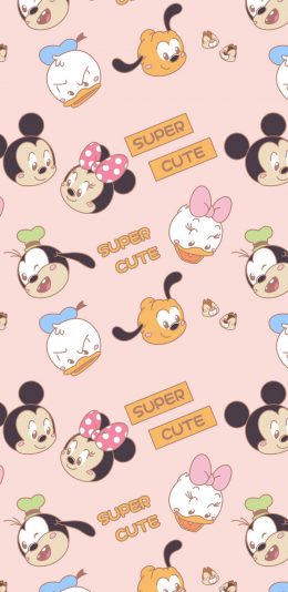 [2436x1125]迪士尼 卡通 米奇米妮 唐老鸭 苹果手机动漫壁纸图片