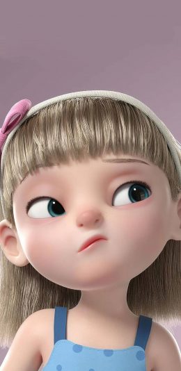 [2436x1125]迪士尼 小公主 Q版 可爱 苹果手机动漫壁纸图片