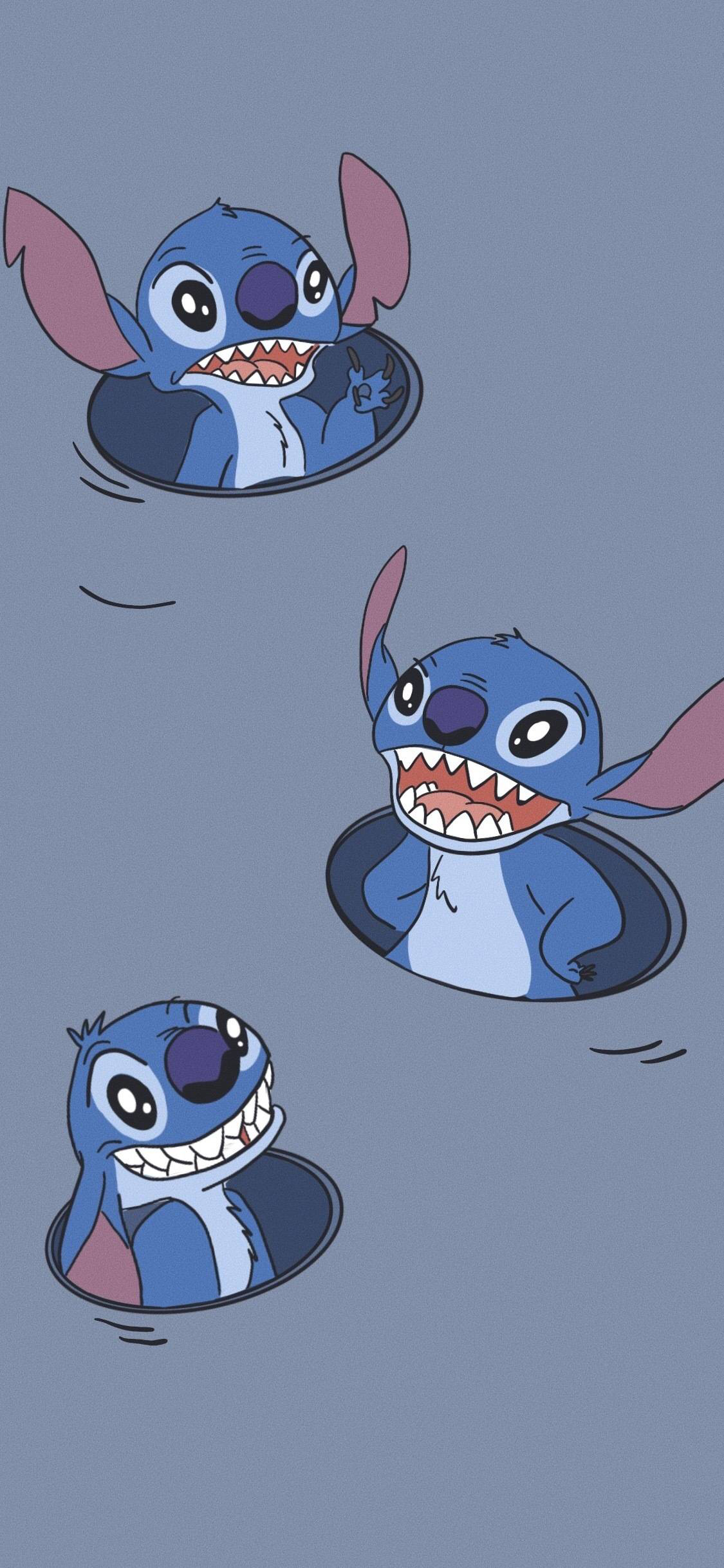 [2436×1125]迪士尼 星际宝贝 史迪仔 626 苹果手机动漫壁纸图片