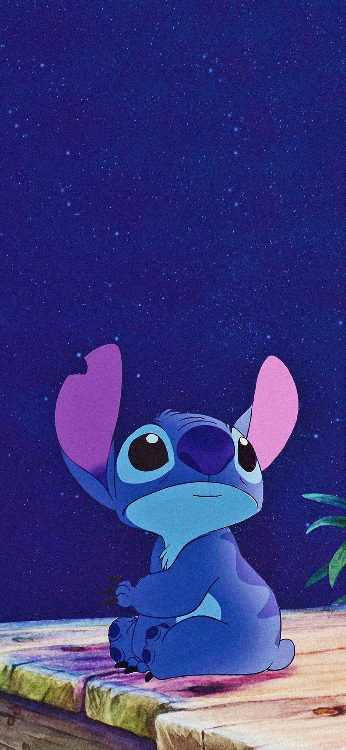 [2436×1125]迪士尼 星际宝贝 史迪仔 可爱 苹果手机动漫壁纸图片