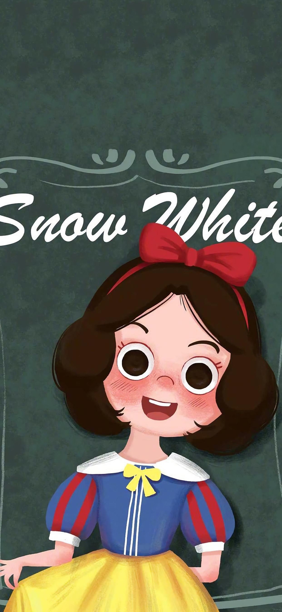 [2436×1125]迪士尼 童话 白雪公主 苹果手机动漫壁纸图片