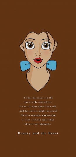 [2436x1125]迪士尼 美女与野兽 贝儿公主 beauty and the beast 苹果手机动漫壁纸图片