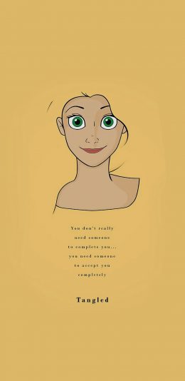[2436x1125]迪士尼 长发公主 Tangled 苹果手机动漫壁纸图片