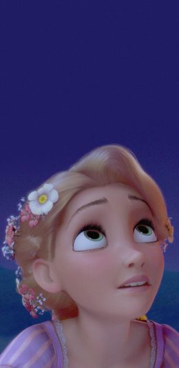 [2436x1125]迪士尼 魔发奇缘 乐佩公主 苹果手机动漫壁纸图片