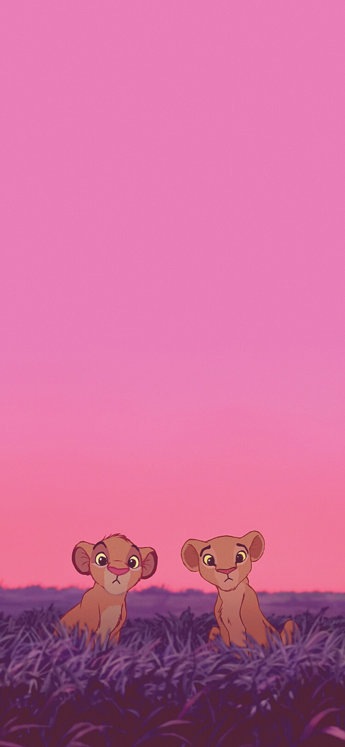 [2436×1125]迪士尼动画 狮子王 辛巴 苹果手机动漫壁纸图片