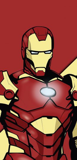 [2436x1125]钢铁侠 欧美 超级英雄 漫威 红色 苹果手机动漫壁纸图片