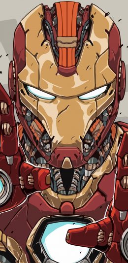 [2436x1125]钢铁侠 超级英雄 漫威 炫酷 苹果手机动漫壁纸图片