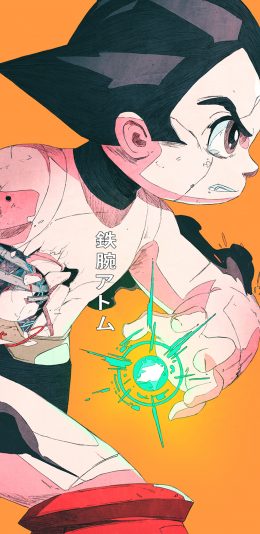 [2436x1125]铁臂阿童木 漫画 日本 绘画 苹果手机动漫壁纸图片