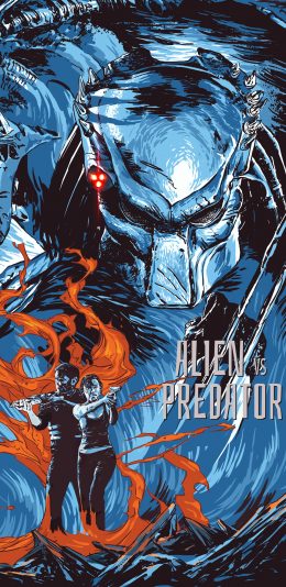 [2436x1125]铁血战士 欧美 漫画 炫酷 苹果手机动漫壁纸图片