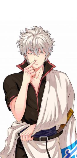 [2436x1125]银魂 坂田银时 日本 漫画 空知英秋 苹果手机动漫壁纸图片