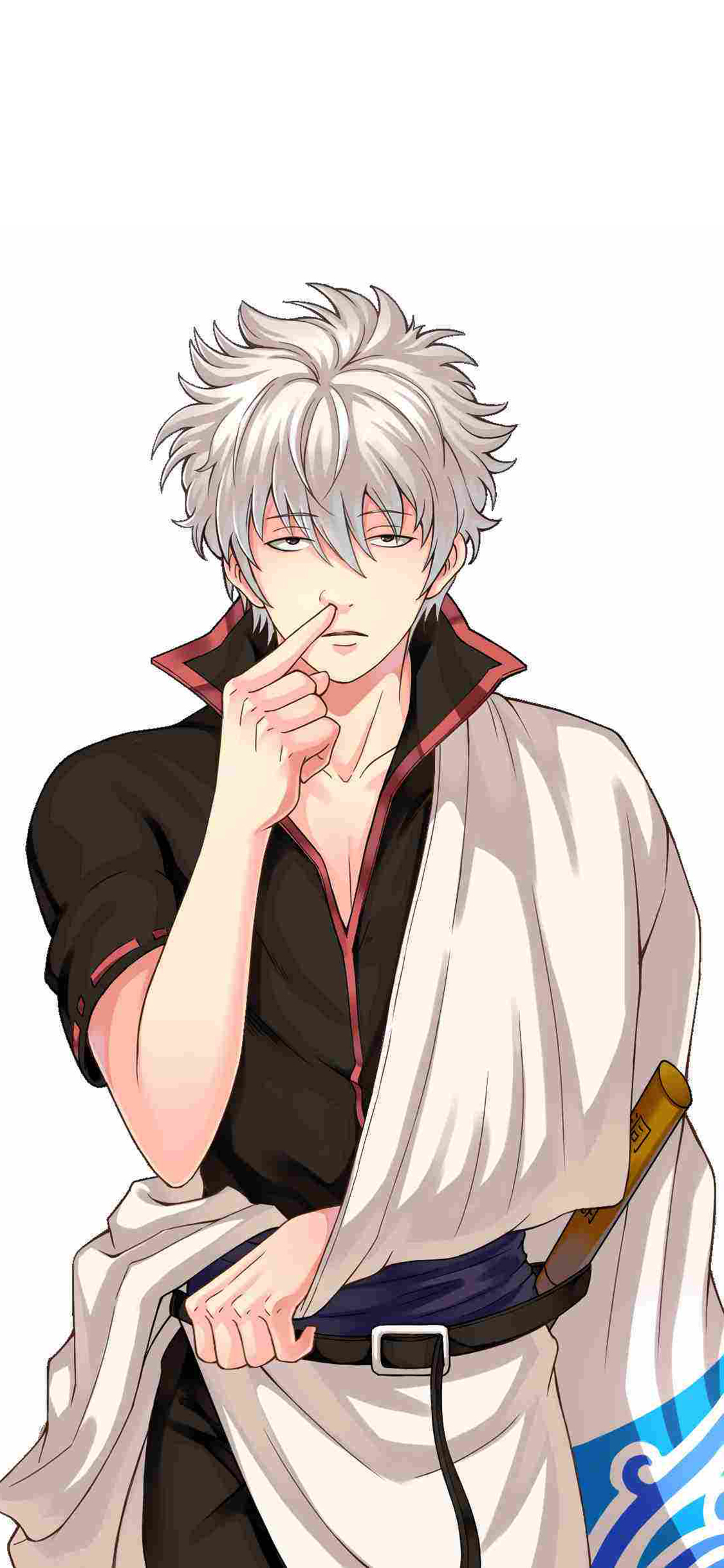 [2436×1125]银魂 坂田银时 日本 漫画 空知英秋 苹果手机动漫壁纸图片