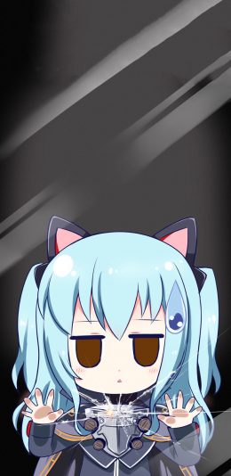 [2436x1125]閉じ込めてみた 把本命关进手机里 苹果手机动漫壁纸图片