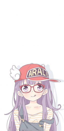 [2436x1125]阿拉蕾 小女孩 卡通 二次元 可爱 少女 苹果手机动漫壁纸图片