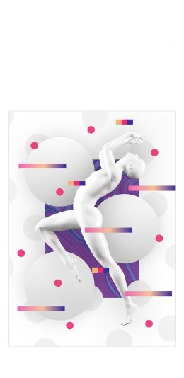 [2436x1125]雕像 封面 设计 白色 球体 苹果手机动漫壁纸图片