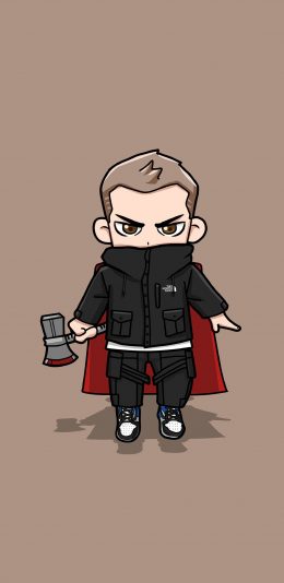 [2436x1125]雷神 超级英雄 卡通 复仇者联盟 欧美 苹果手机动漫壁纸图片