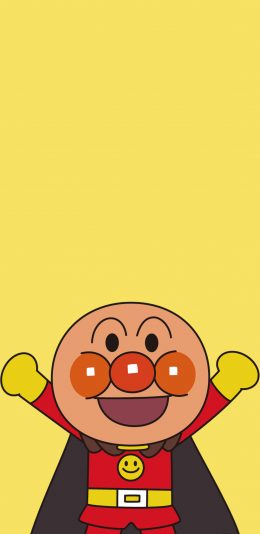 [2436x1125]面包超人 动画 卡通 黄色 可爱 苹果手机动漫壁纸图片