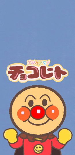 [2436x1125]面包超人 卡通 动画 微笑 苹果手机动漫壁纸图片