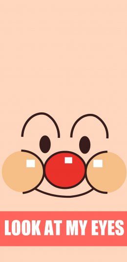 [2436x1125]面包超人 可爱 卡通 看着我的眼睛 苹果手机动漫壁纸图片