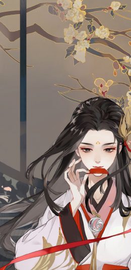 [2436x1125]风华录 忘川 古风 美人 苹果手机动漫壁纸图片
