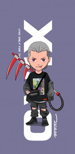 [2436x1125]飞段 火影忍者 晓组织 卡通 苹果手机动漫壁纸图片