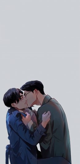 [2436x1125]饭绘 镇魂 白宇朱一龙 同人插画 苹果手机动漫壁纸图片