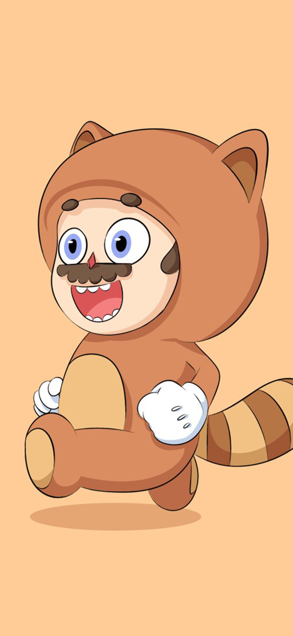 [2436×1125]马里奥 小棕熊 卡通 动漫 可爱 苹果手机动漫壁纸图片