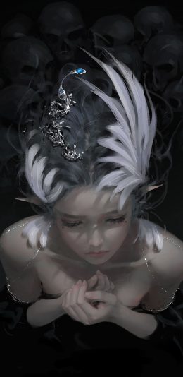 [2436x1125]鬼刀 海琴烟 漫画 唯美 苹果手机动漫壁纸图片