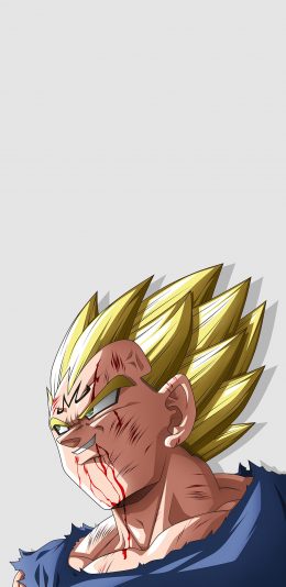 [2436x1125]魔人 贝吉塔 龙珠超 日本 漫画 苹果手机动漫壁纸图片