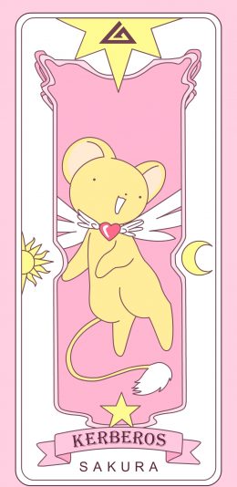 [2436x1125]魔法卡 粉色 百变小樱 小可 魔卡少女樱 苹果手机动漫壁纸图片