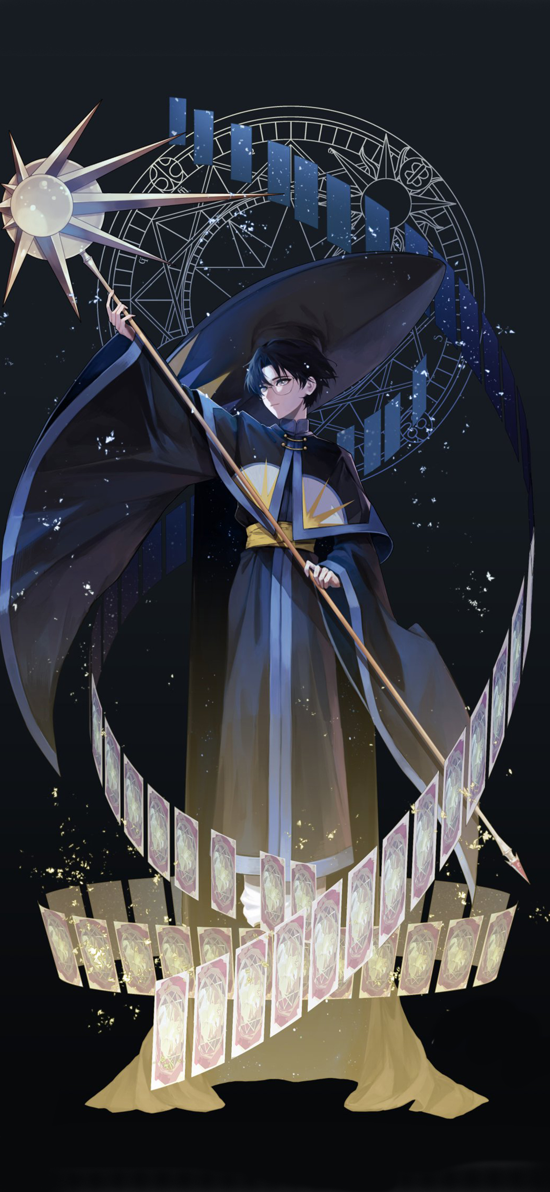 [2436×1125]魔法少女樱 库洛里多 小可 动画 苹果手机动漫壁纸图片