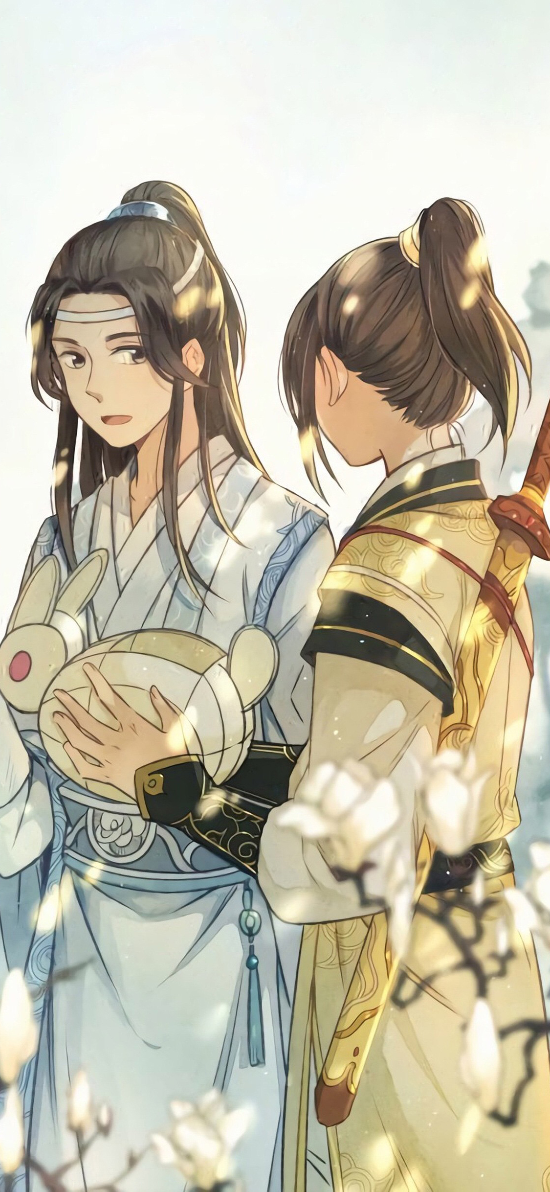 [2436×1125]魔道祖师 古风 原画 少年 苹果手机动漫壁纸图片